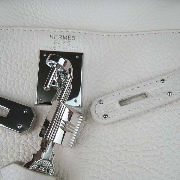 7A Replica Hermes Kelly 32cm Togo Leather Bag Cream 6108